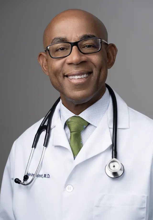 Dr. Claude Alain Innocent, MD, double board-certified internal medicine physician at I & B Medical Associates serving Miami-Dade County